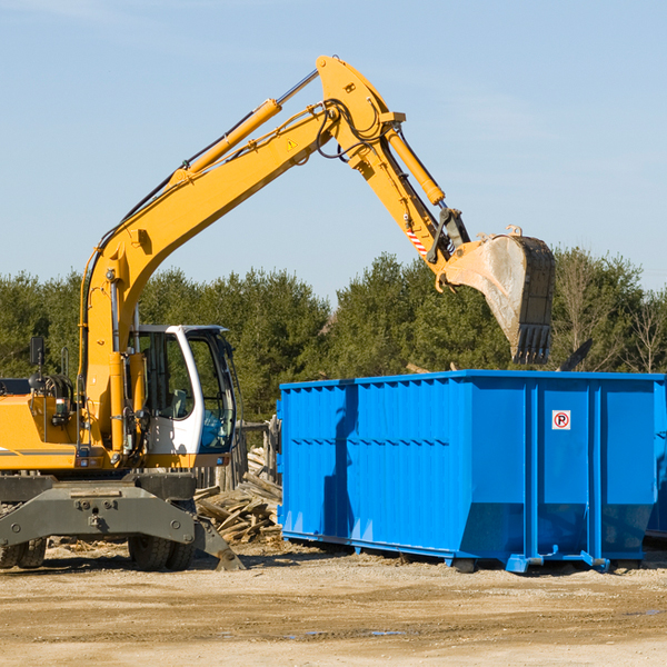 what size residential dumpster rentals are available in Hobson TX